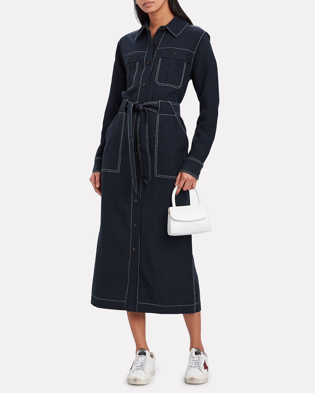 Juno Linen-Blend Shirt Dress #3