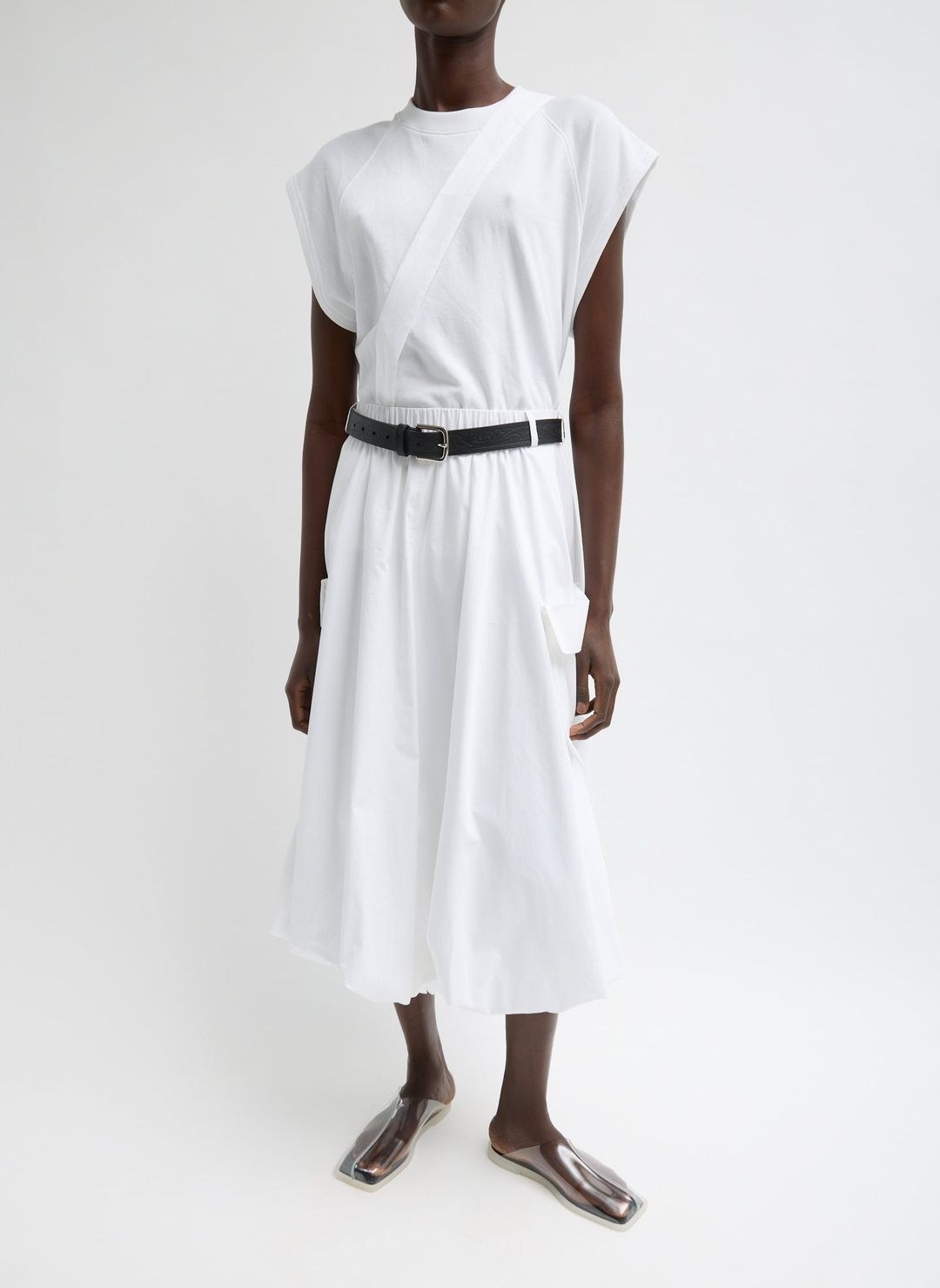 Eco Poplin Pull On Bubble Skirt