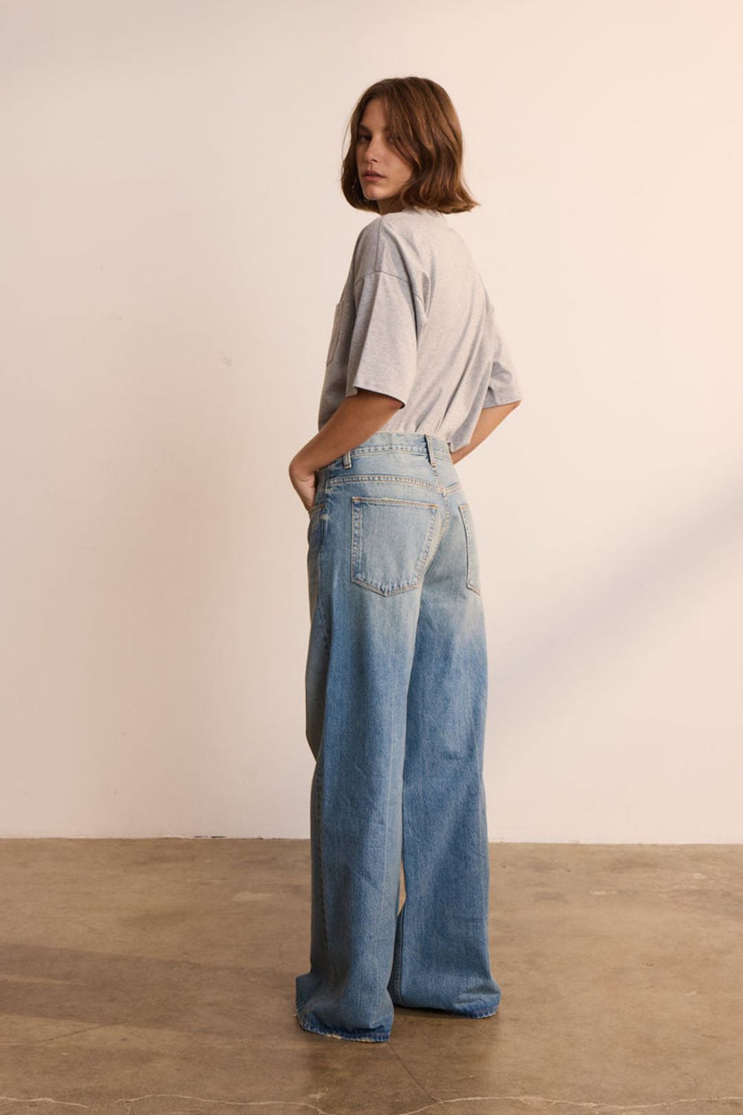 The Lax Wide in Worn Indigo #11