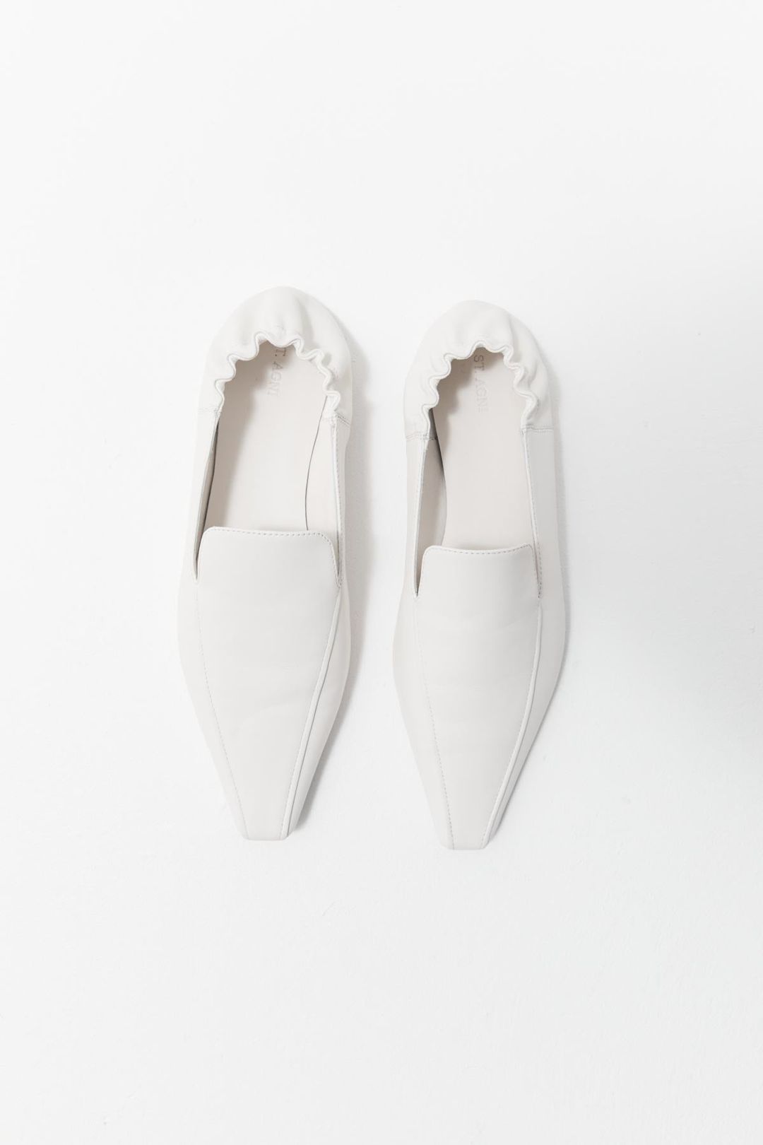 Flat Loafer - White #5