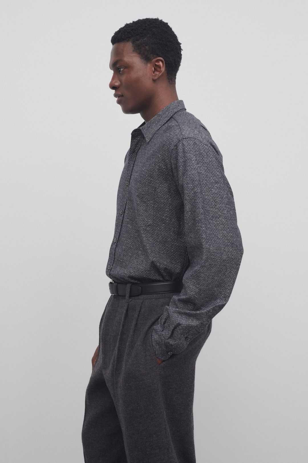 Cardiff Shirt in Cotton and Linen #4