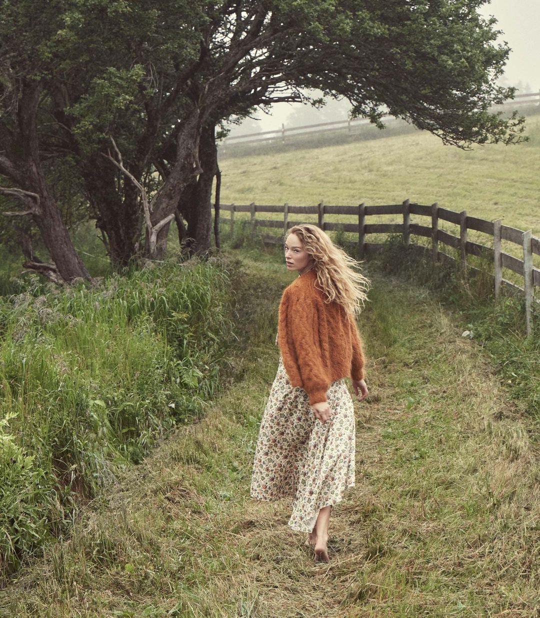 HMD -- ADELINA CARDIGAN -- BRIGHT PUMPKIN #3