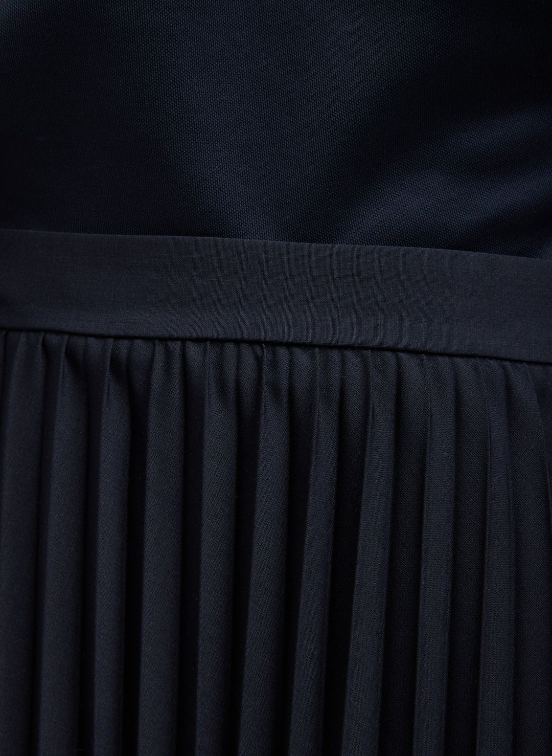 Tropical Wool Pleating Sunray Skirt #5