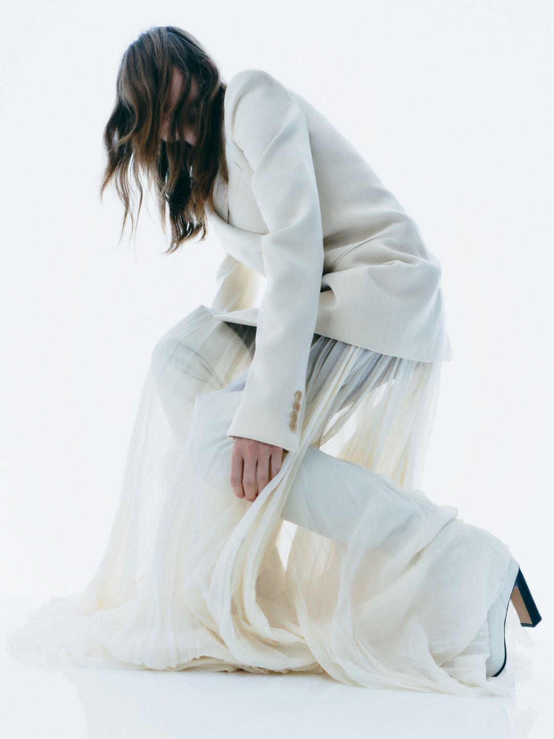 The Otero Blazer in Bone #6