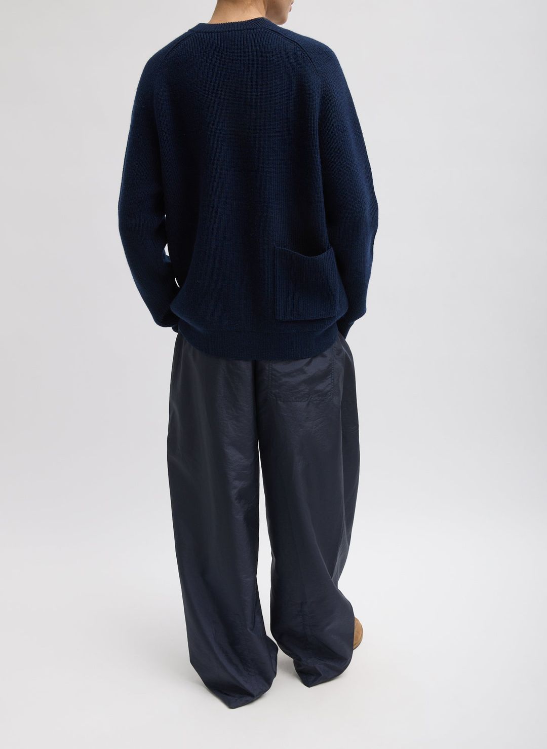 Cardigan Stitch V-Neck Easy Pullover #3