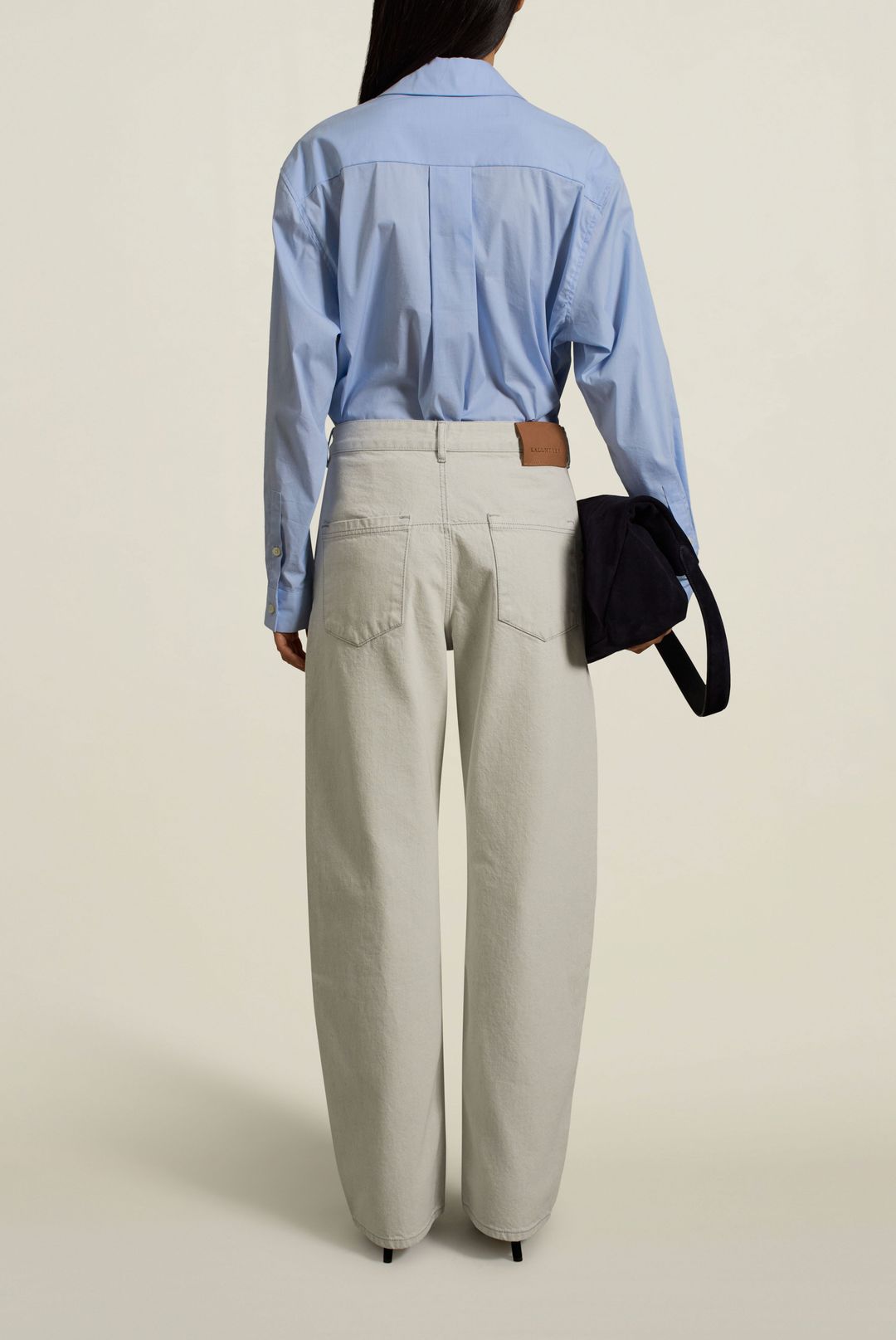 Column Leg Jean in Recycled Denim