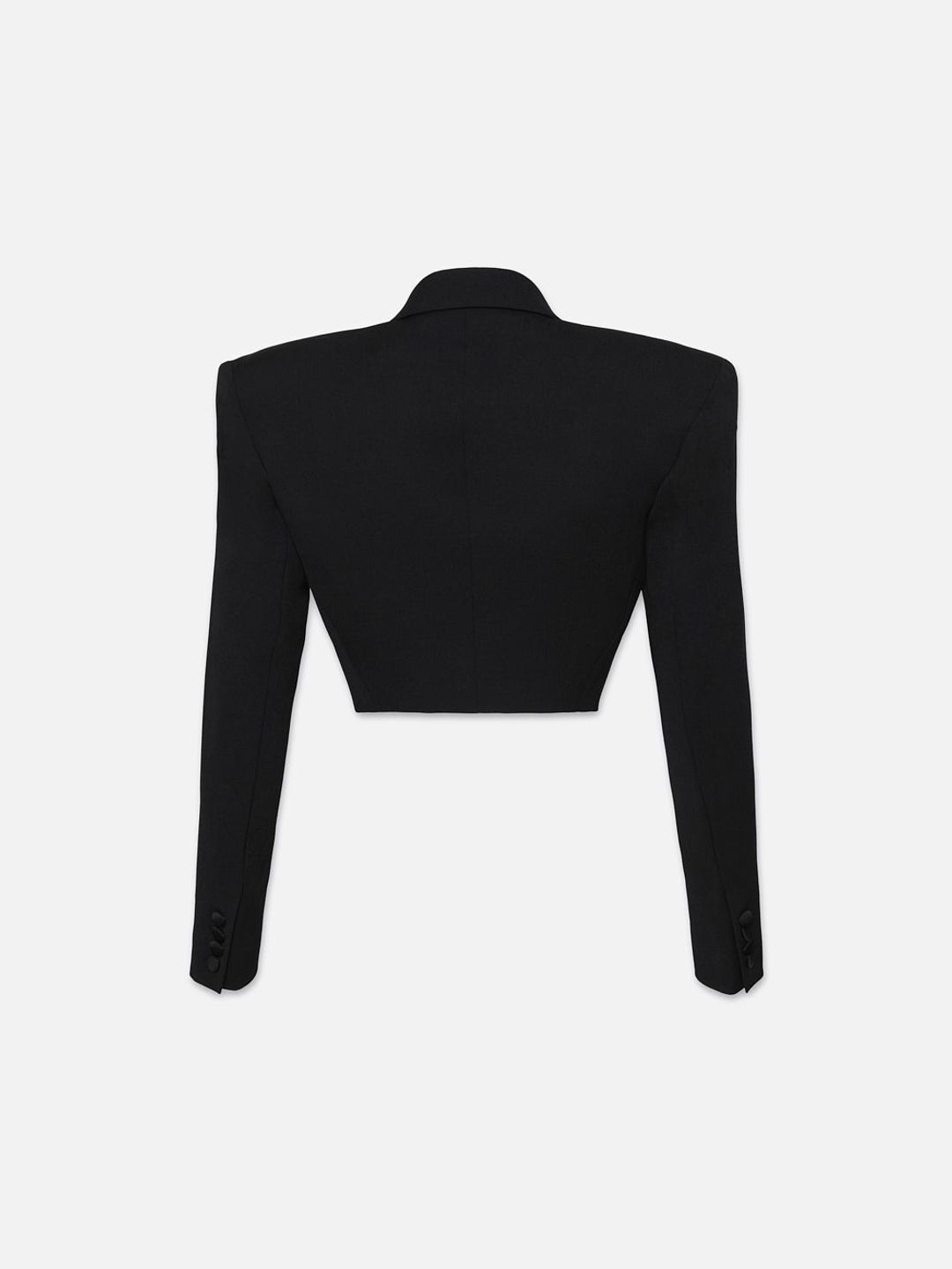 Cropped Tux Blazer -- Black #3