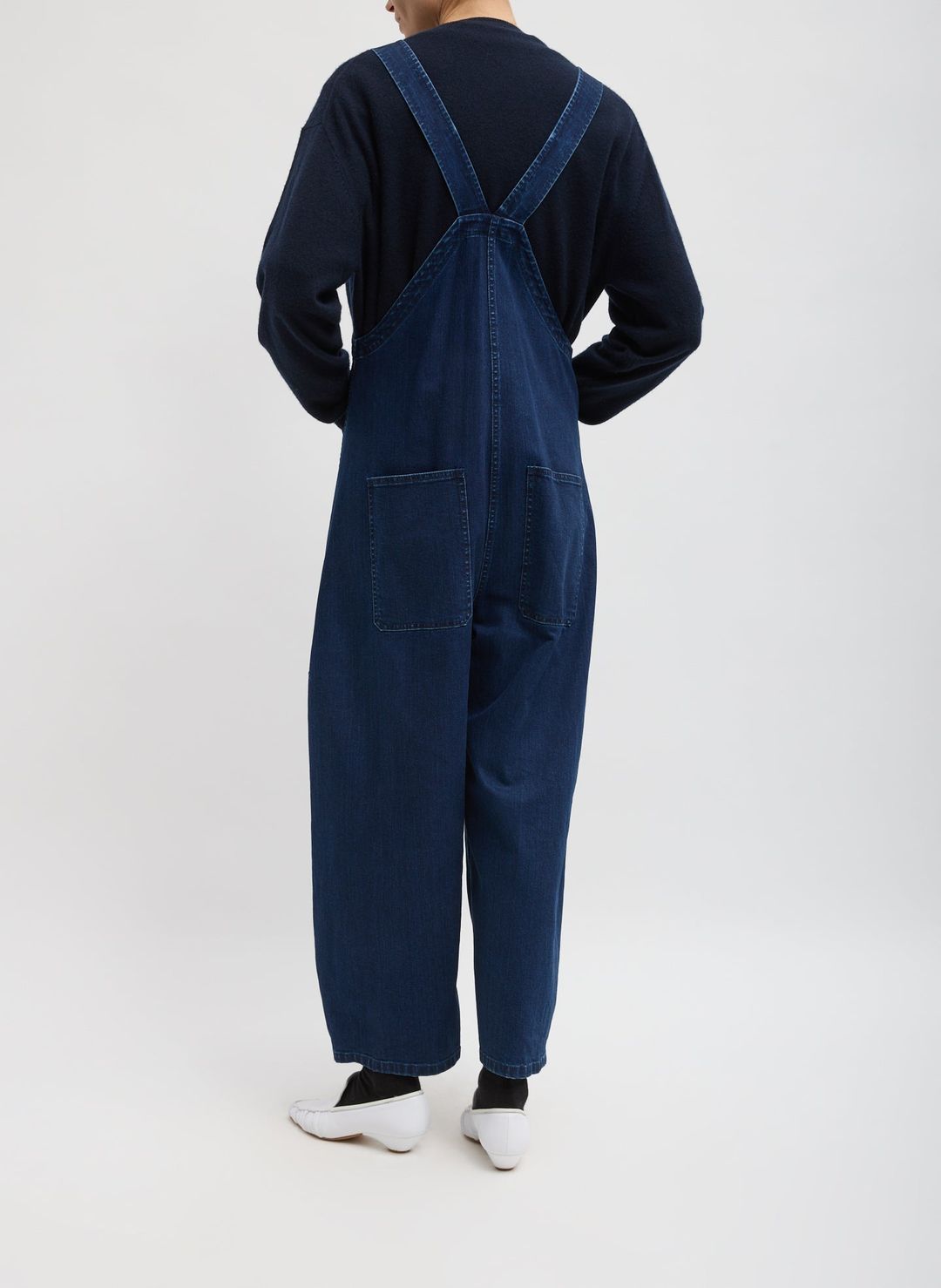 Classic Indigo Denim Jumpsuit #5