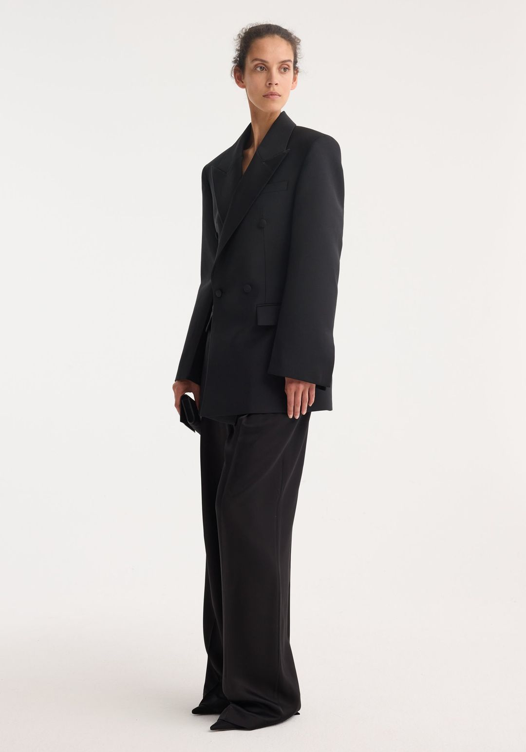 Hourglass tuxedo blazer | black #4
