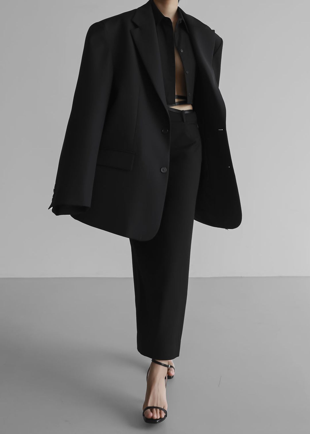 Dee Maxi Oversized Blazer - Black #3