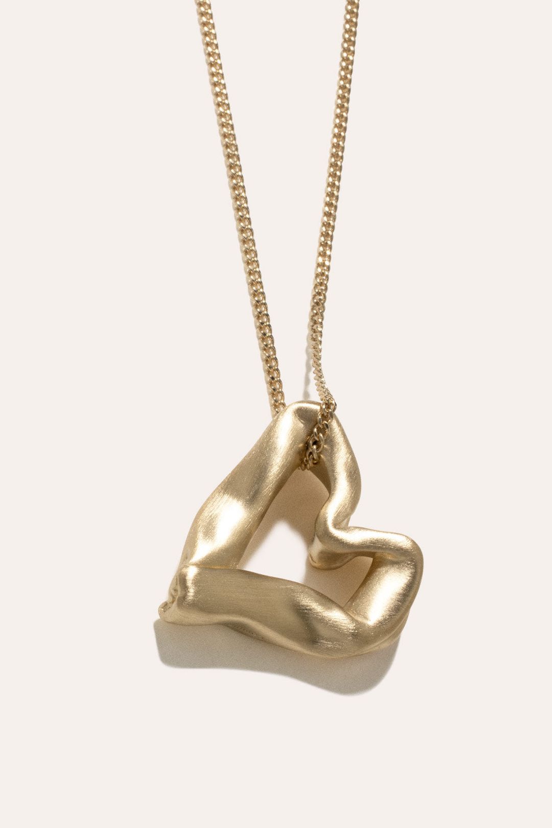 The Heart Is Not A Metaphor - Gold Vermeil Pendant