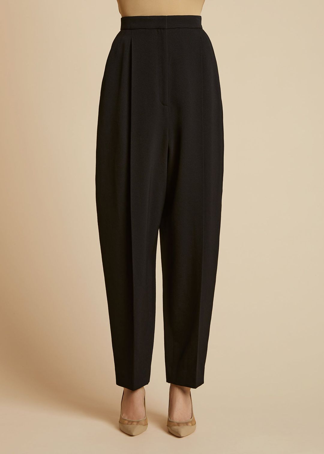 The Ashford Pant in Black Wool
