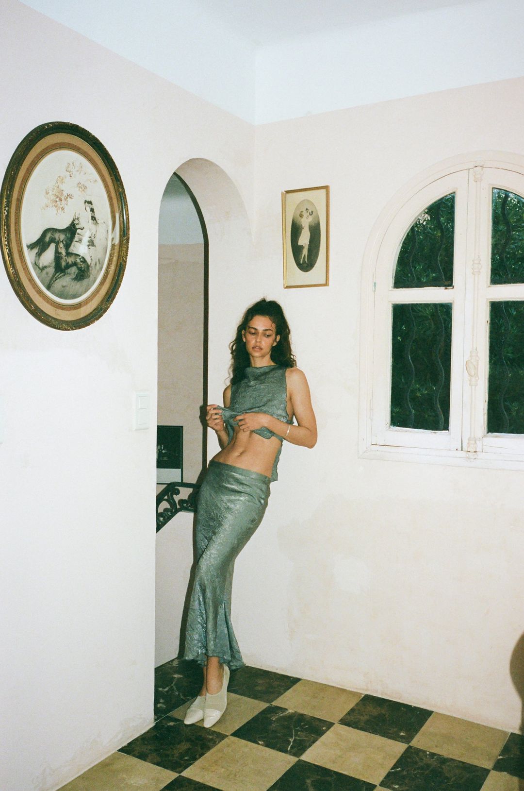 Aria Midi Skirt | Grey #4