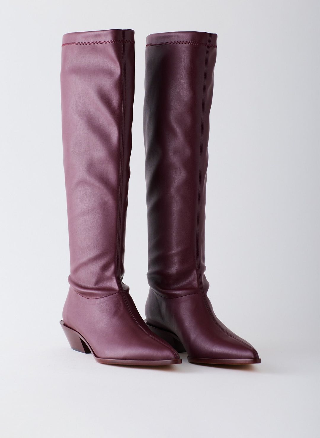 Bronson Faux Nappa Stretch Boot - Regular Calf #6