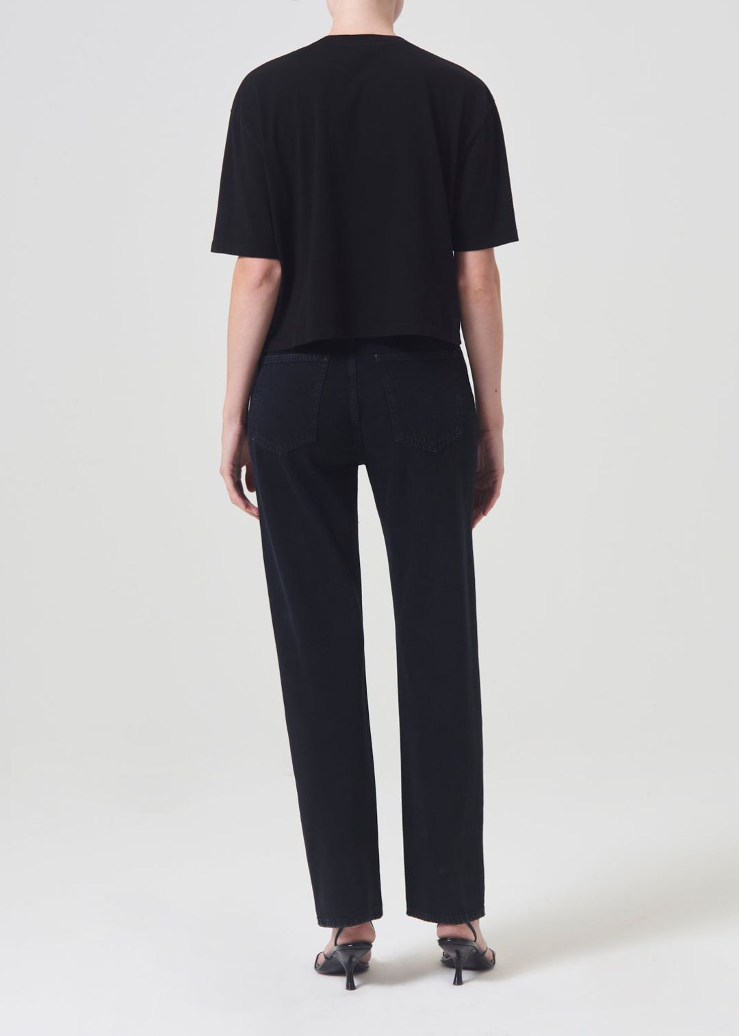 90's Pinch Waist High Rise Straight in Crushed #3