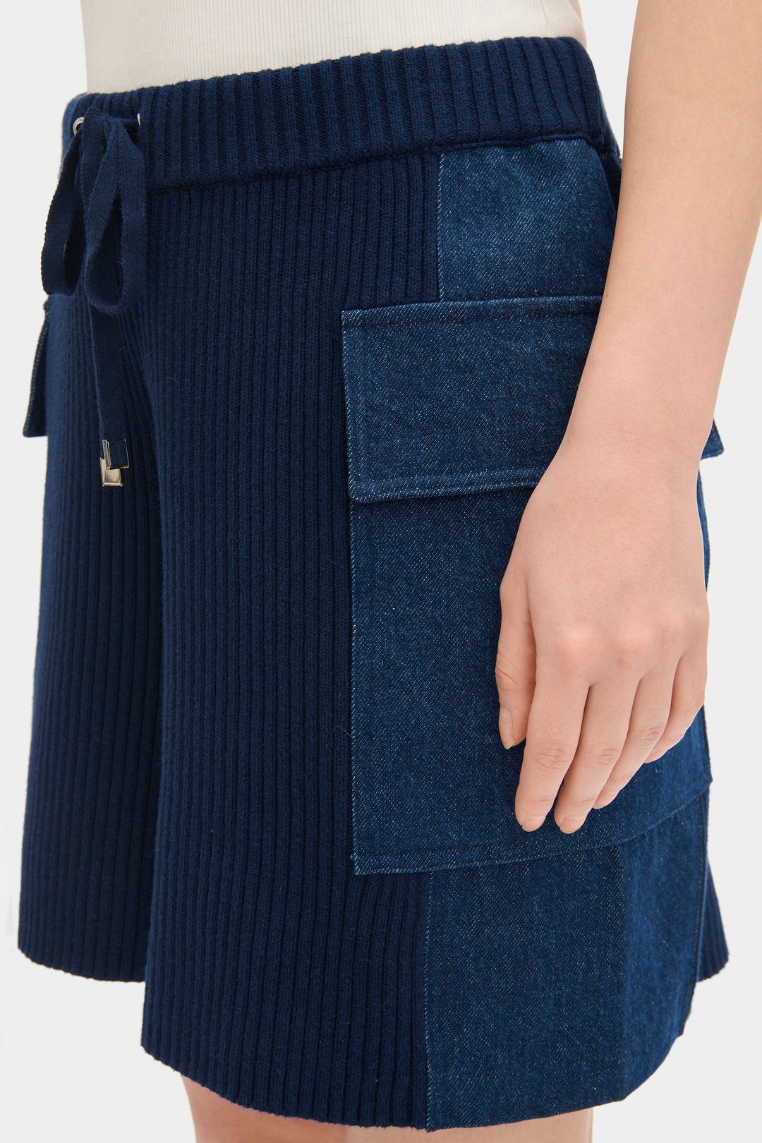 LB Tatum Denim Knitted Shorts #3