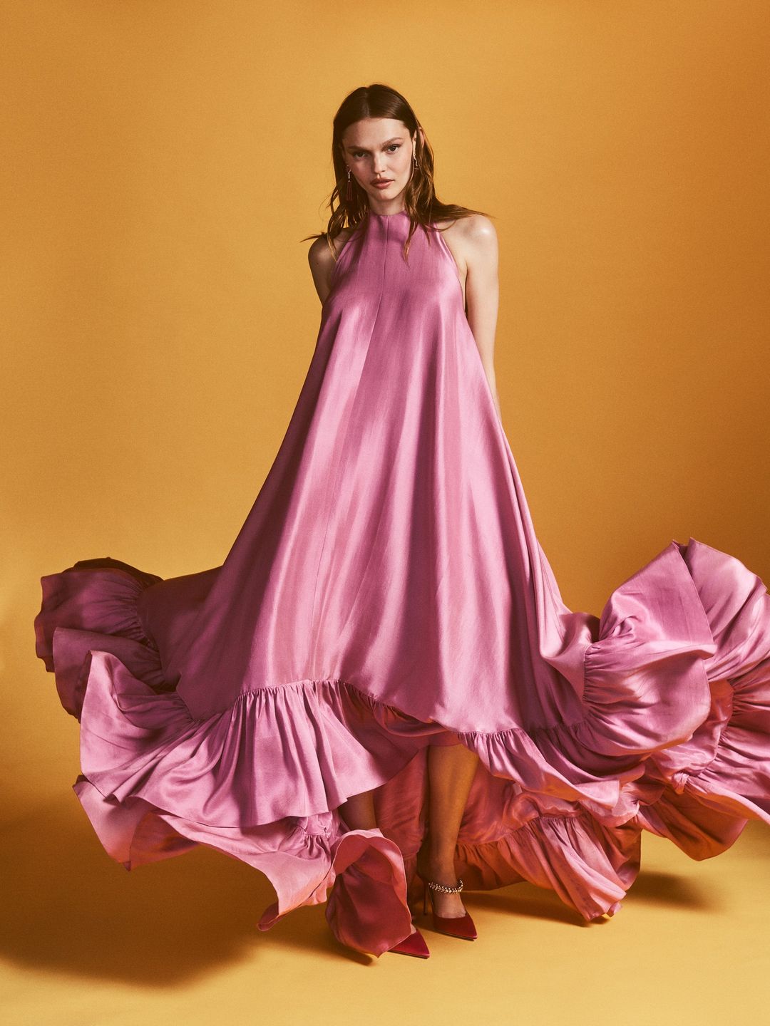 Sadie Raw Silk Gown #6