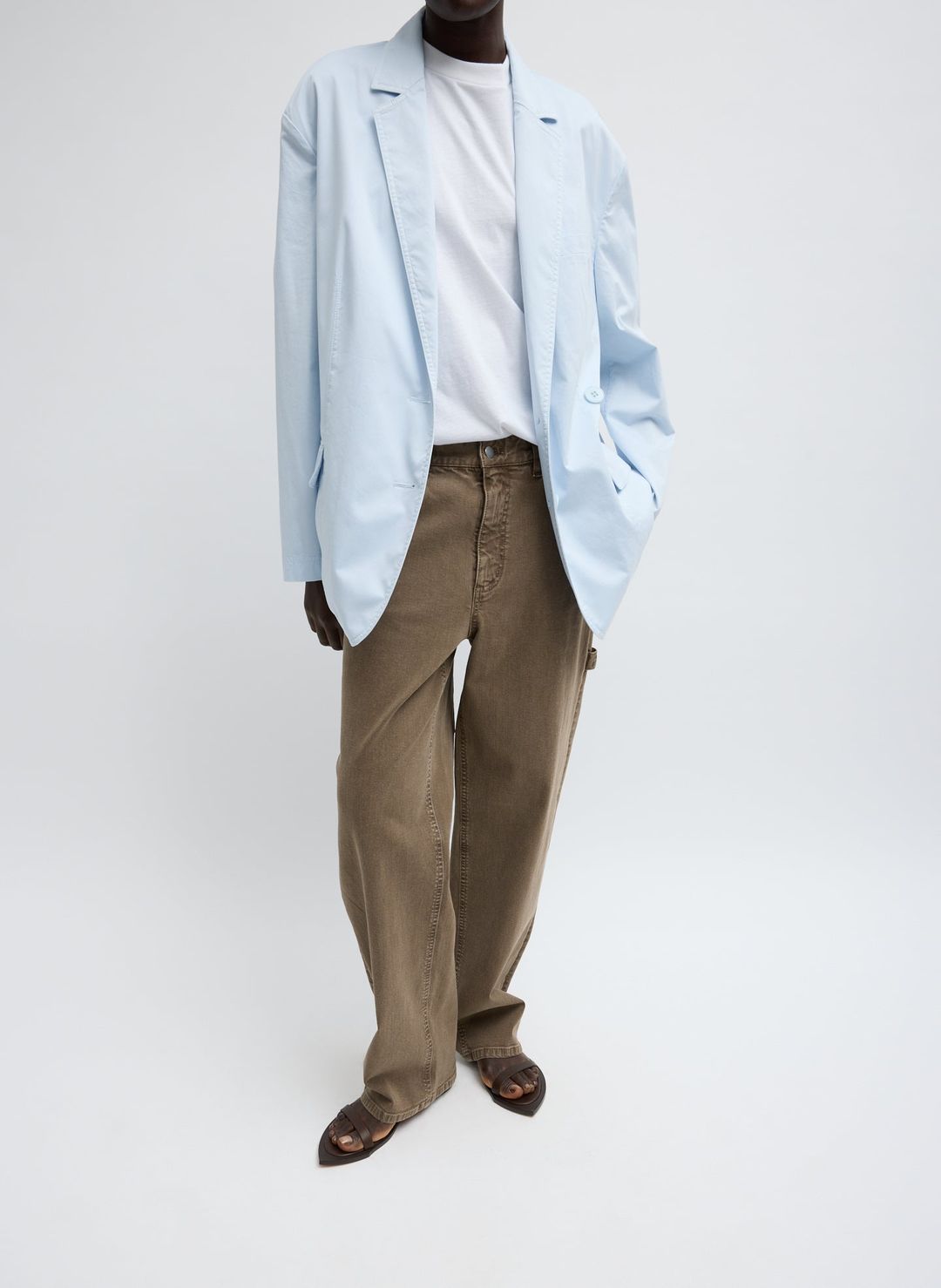 Garment Dyed Silky Cotton Liam Blazer #7
