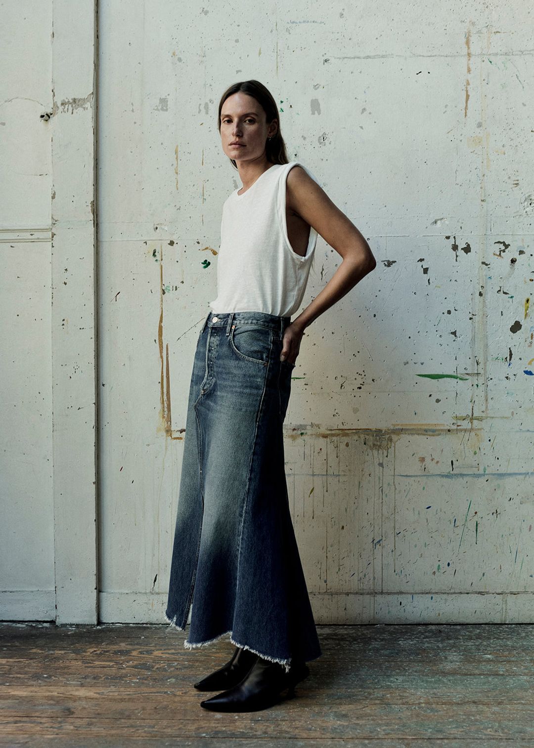 Mina Reworked Skirt in Brielle