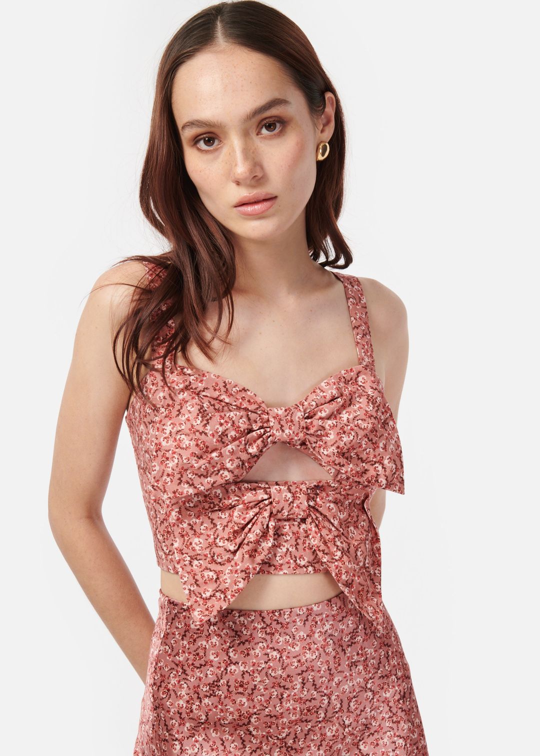 Siana Cropped Camisole Cordial Pansy