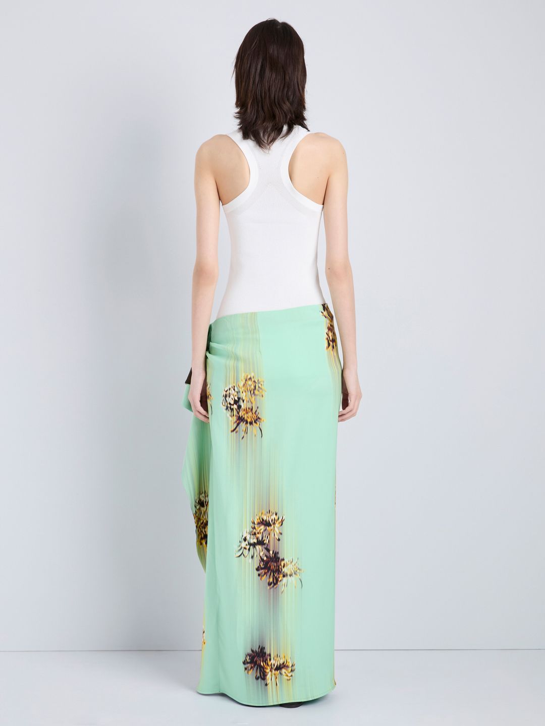 Cella Skirt in Double Printed Viscose Cady #4