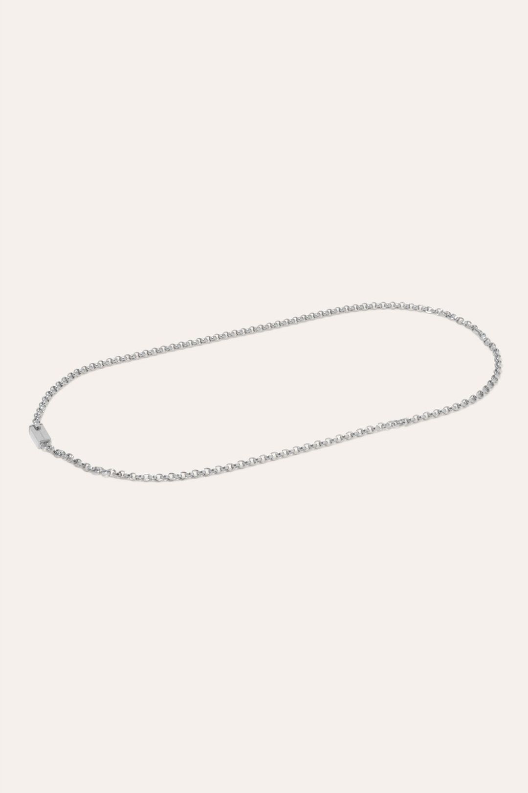 H21 - Platinum Plated Sterling Silver Necklace #4