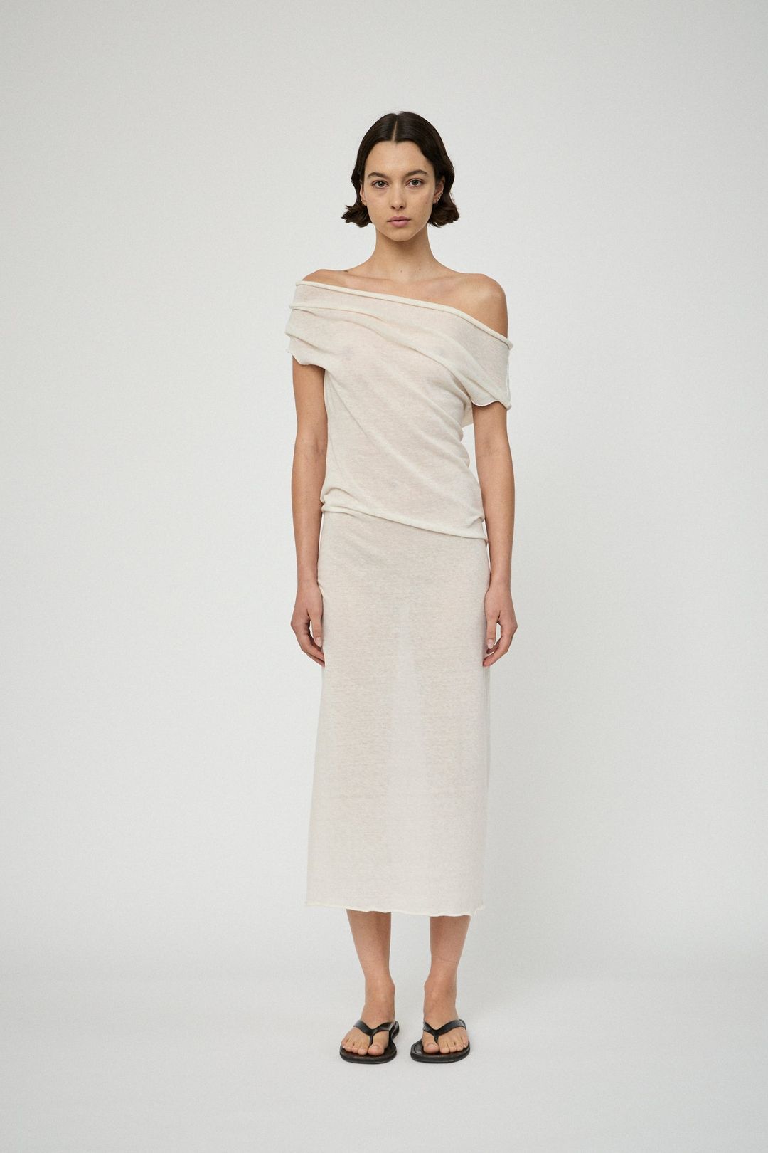 Cotton Cashmere Glove Dress