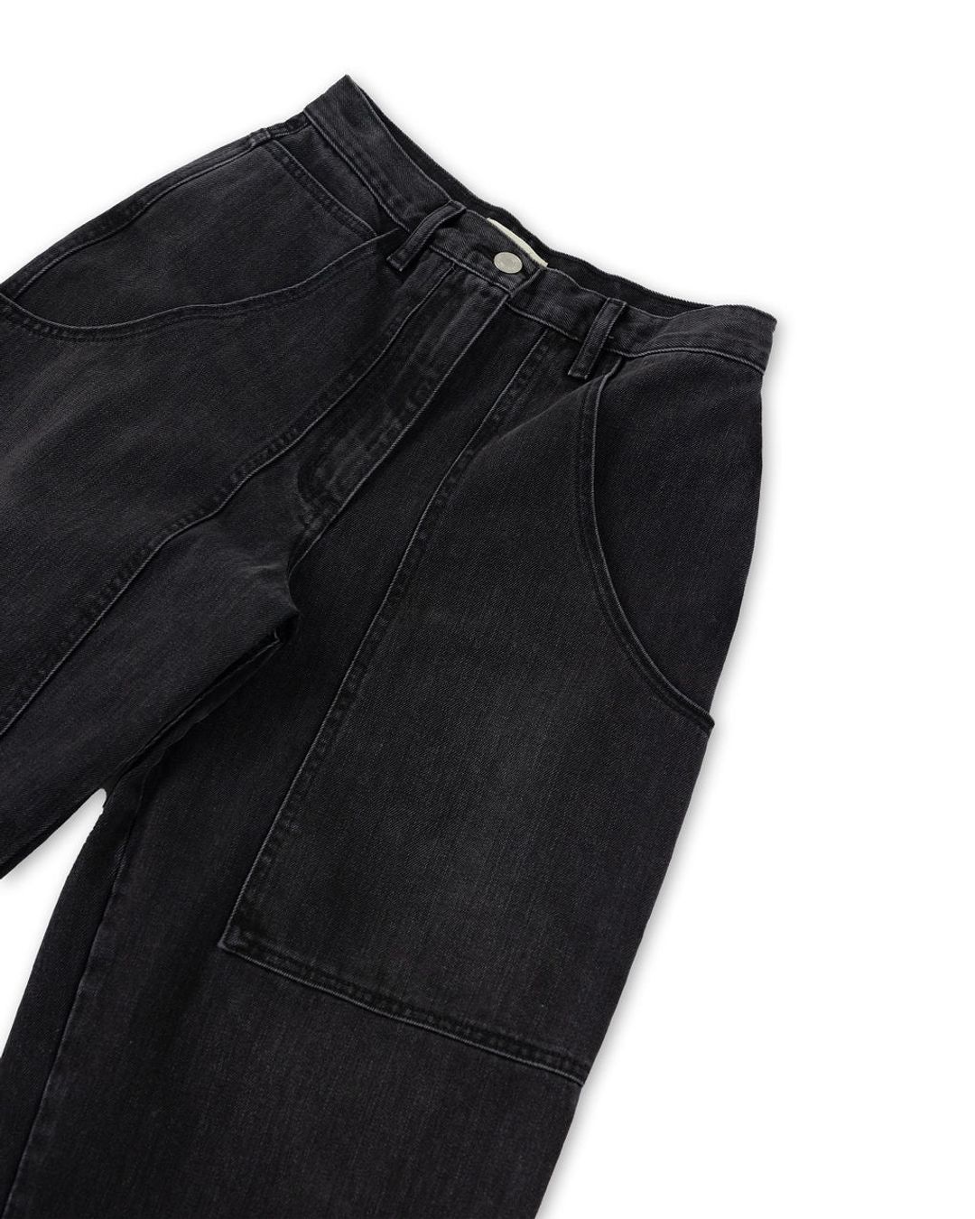 CARGO BARREL JEAN - WASHED BLACK #8