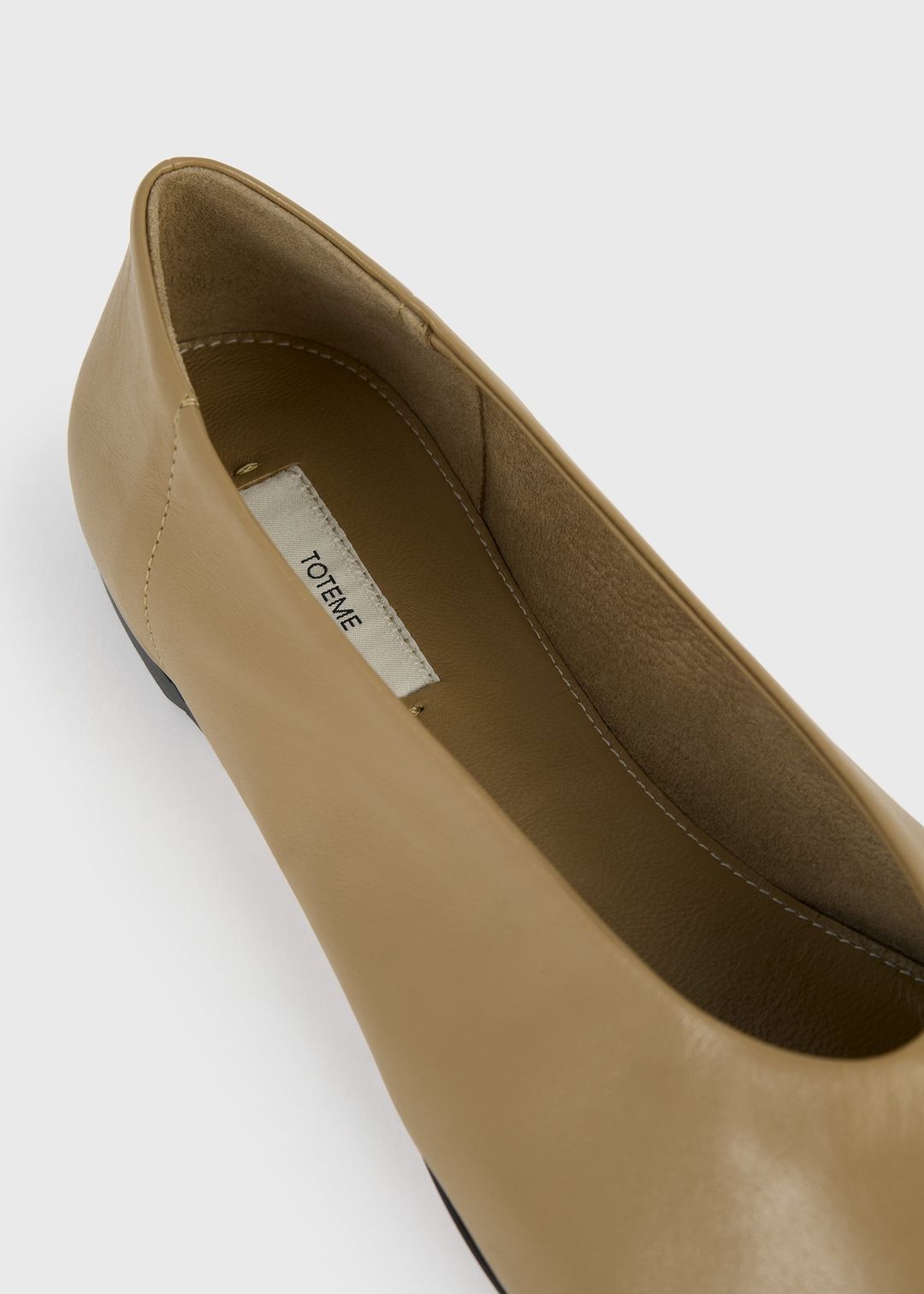 Slip nappa ballerinas desert #6