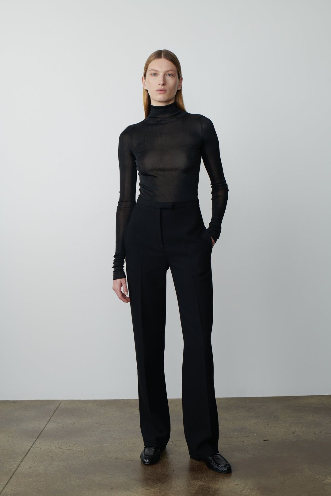 Elia Pant in Virgin Wool and Silk #3