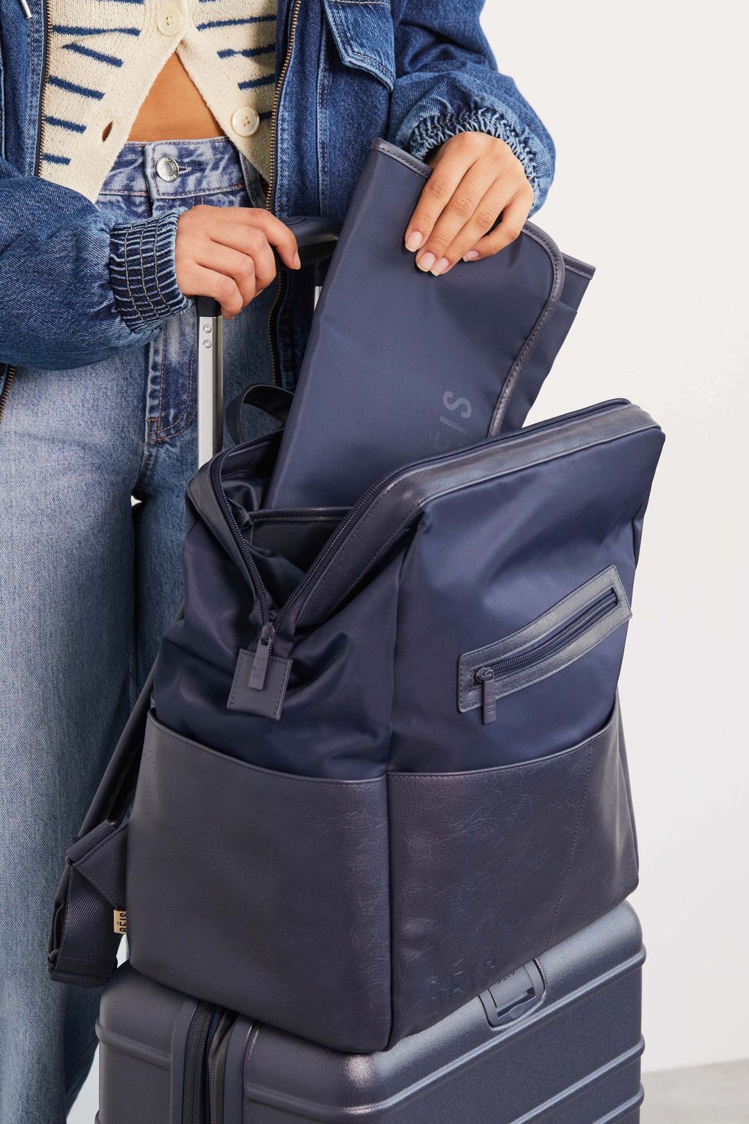 The Backpack Diaper Bag in Navy #8