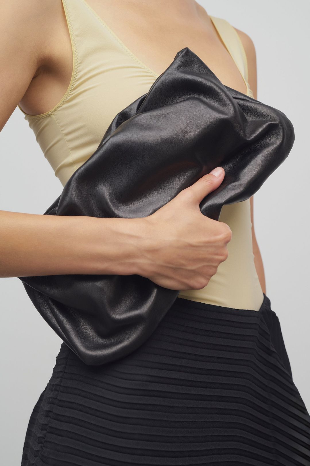 XL Bourse Bag in Leather #4