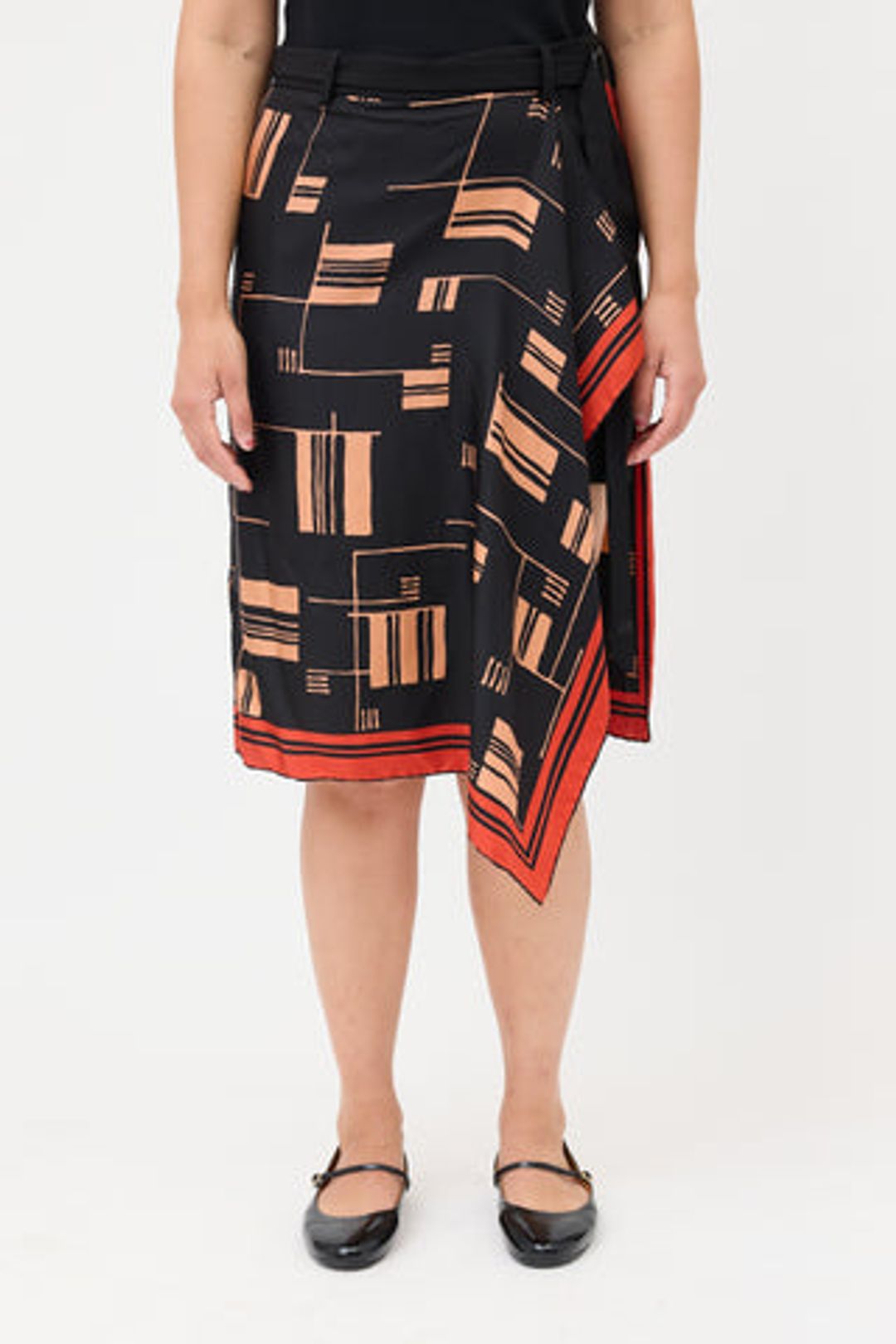 SS 2018 Wrap Front Scarf Skort