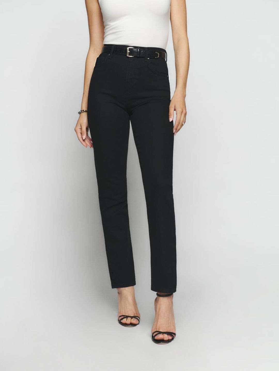 Liza Ultra High Rise Straight Jeans #2