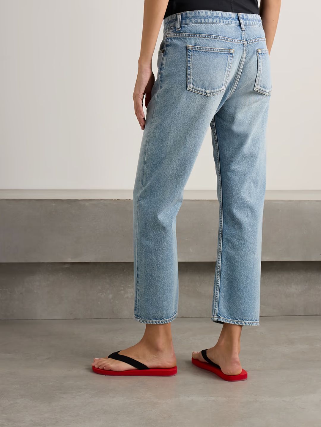 Riaco mid-rise slim-leg jeans #4