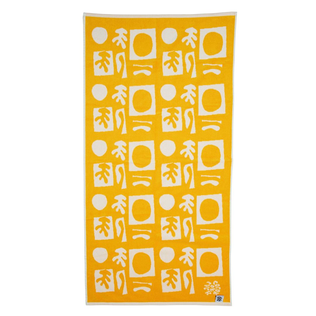 Formes Beach Towel - Yellow