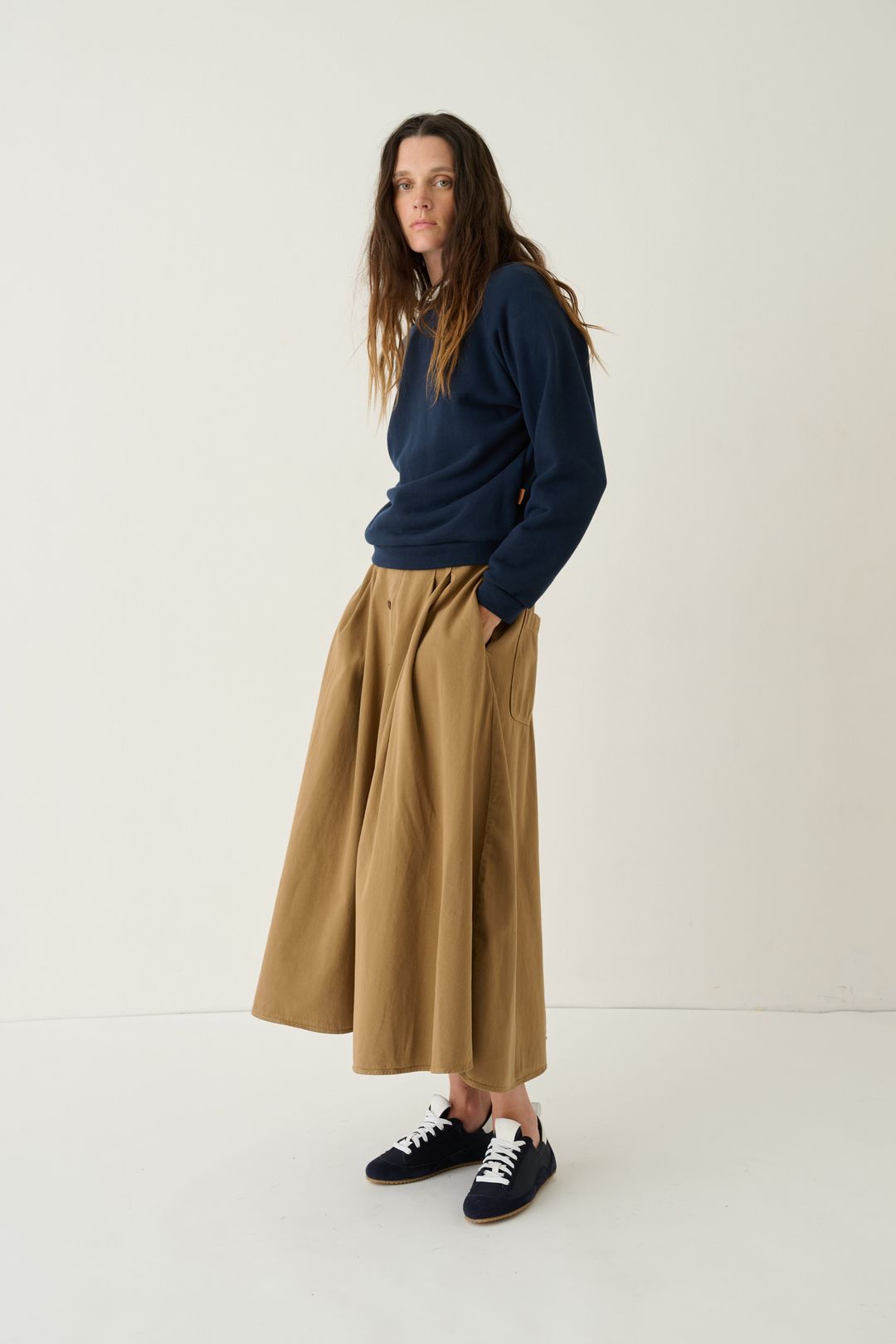 The Venetian Skirt in Camel #5