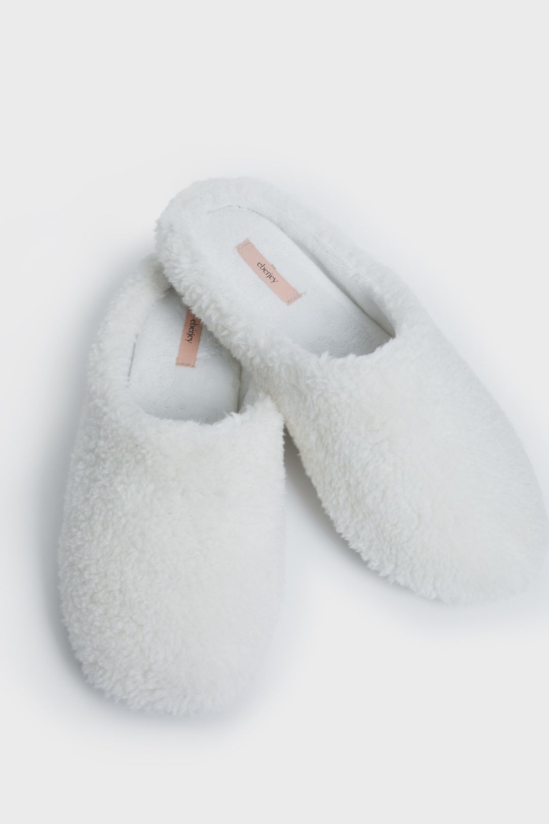Ivory Sherpa Slippers #4
