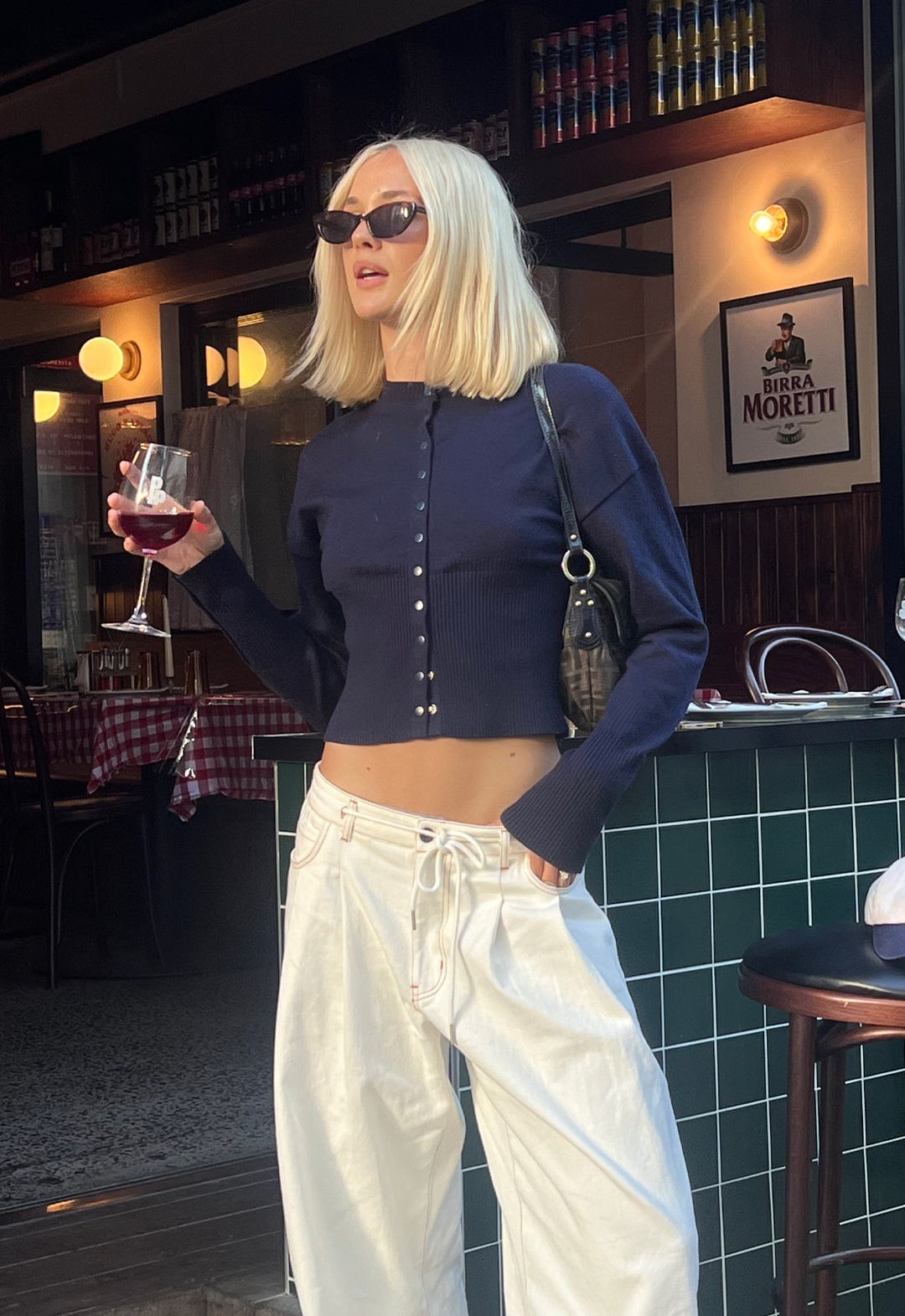 HEAD IN THE CLOUDS CARDIGAN - NAVY