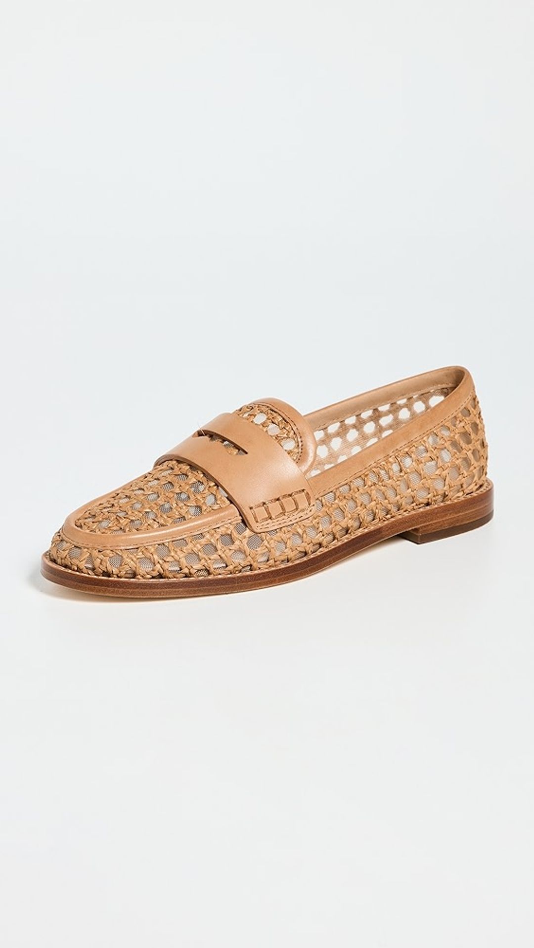 Rachel Crochet Raffia Loafers