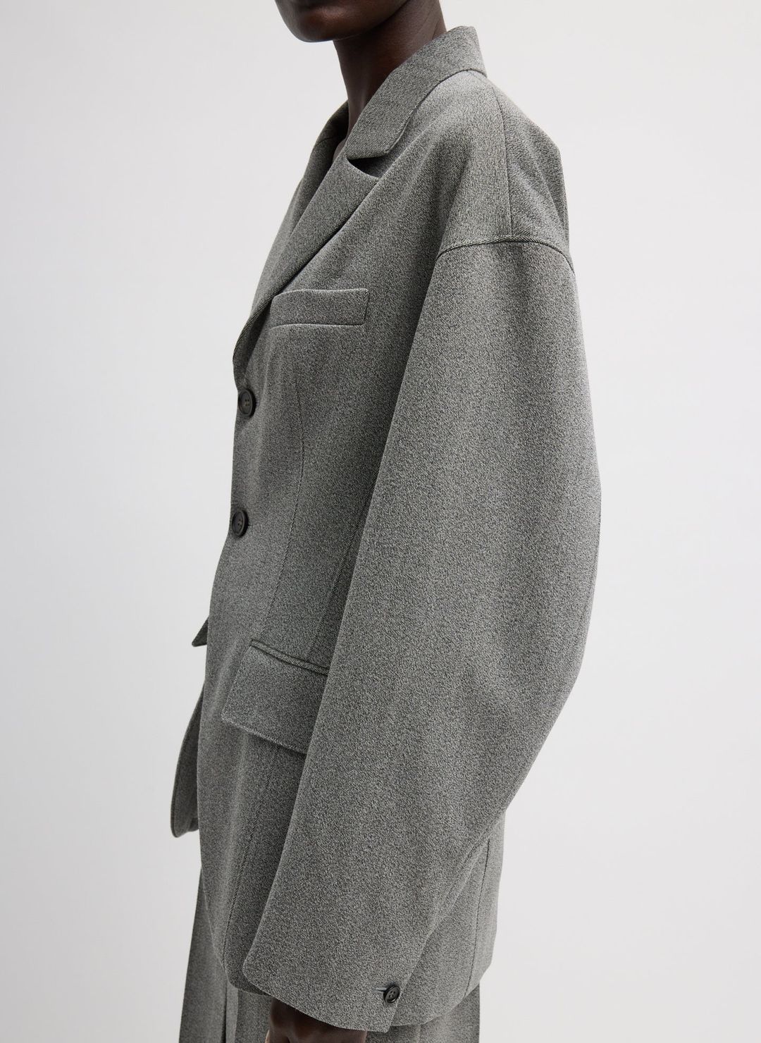 Structured Wool Sculpted Blazer #7