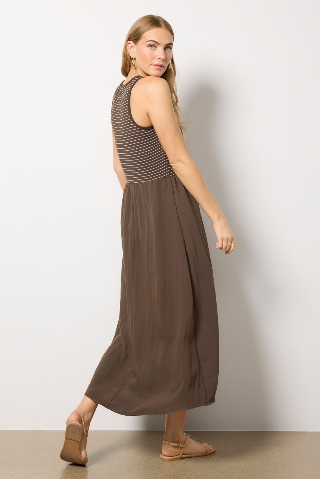 Charlotte Striped Midi Dress #5