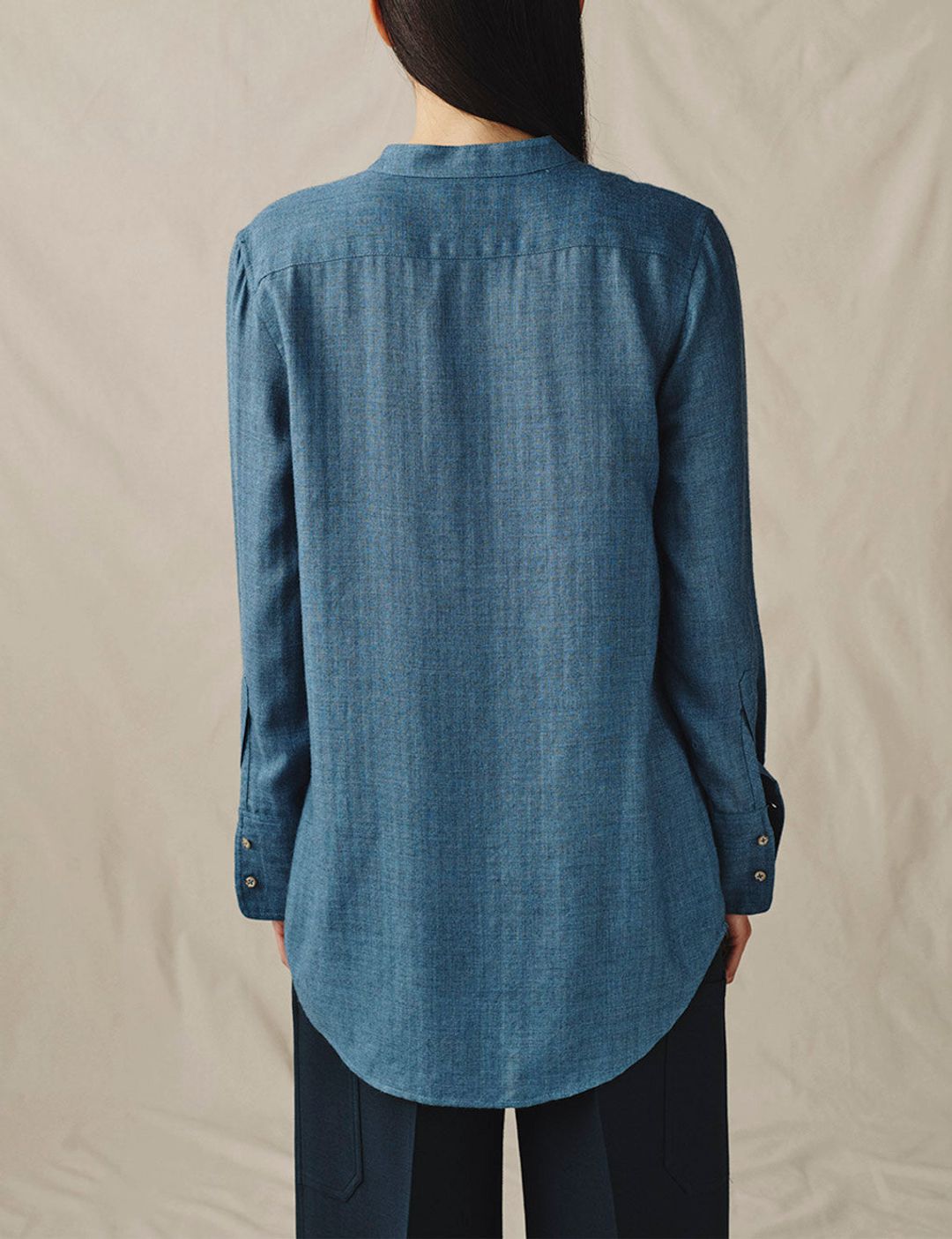 The Everyday Shirt in Silk Cashmere #4