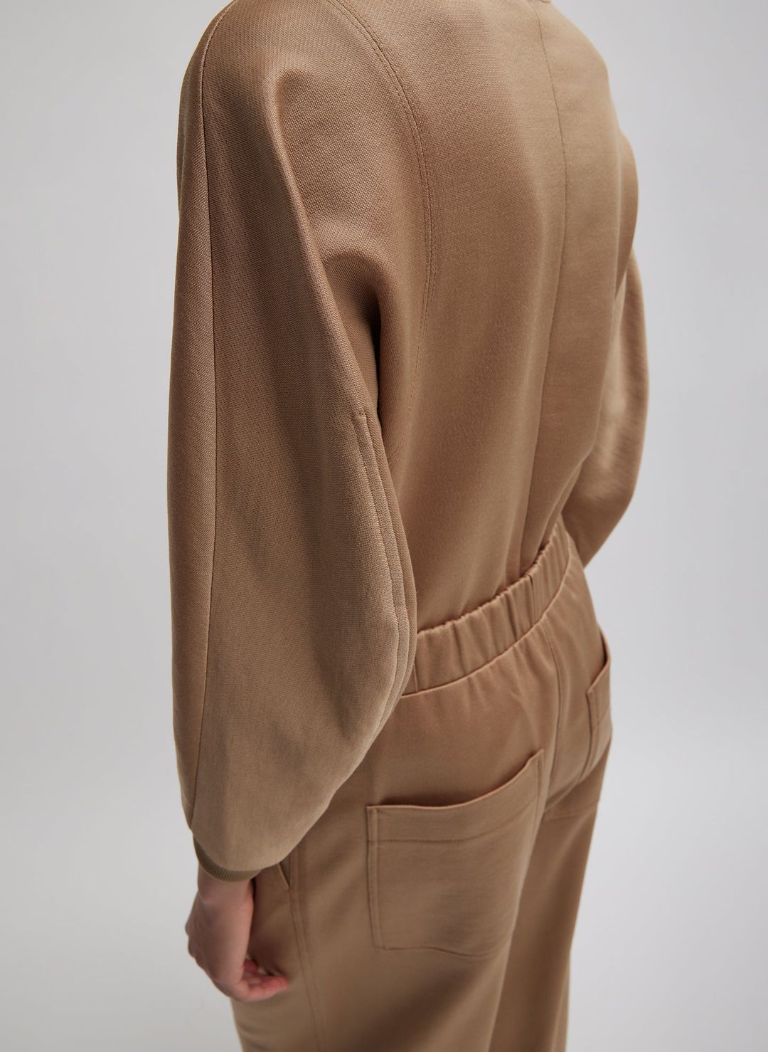 Silk Terry Sculpted Sleeve Slim Sweatshirt #6