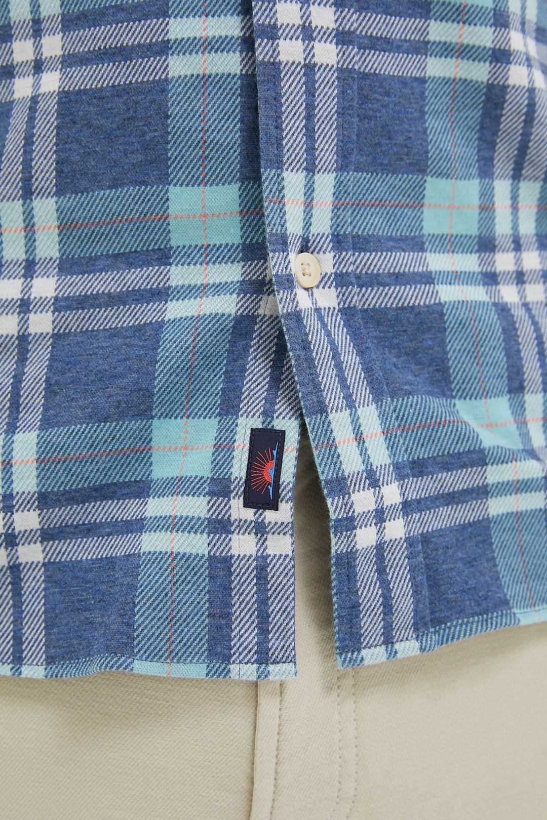 Holbrook Island Plaid Coastline Knit Shirt #5