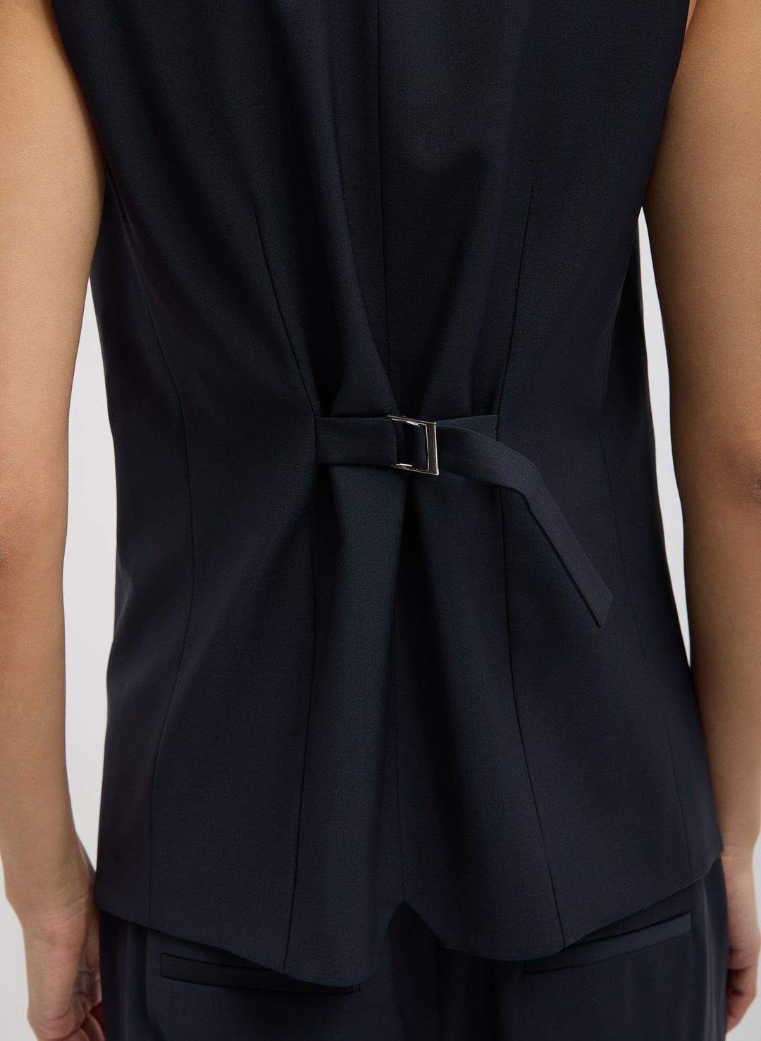 Tropical Wool Easy Vest #5