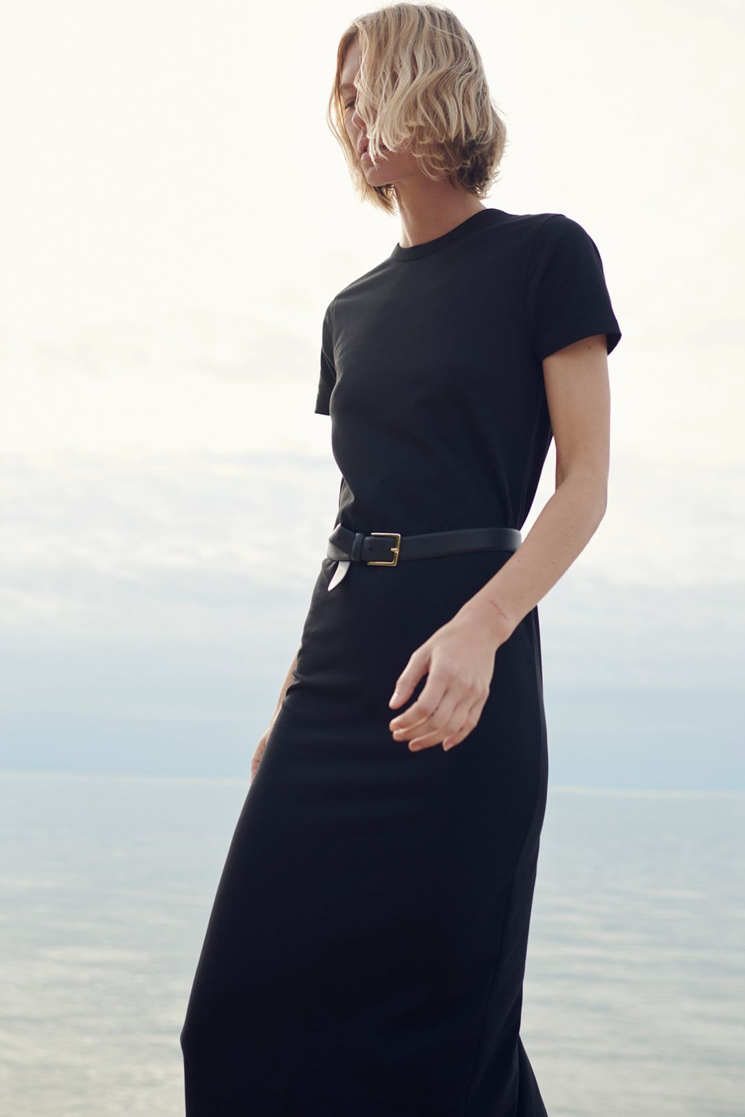 The Perfect Tee Dress in Black #3