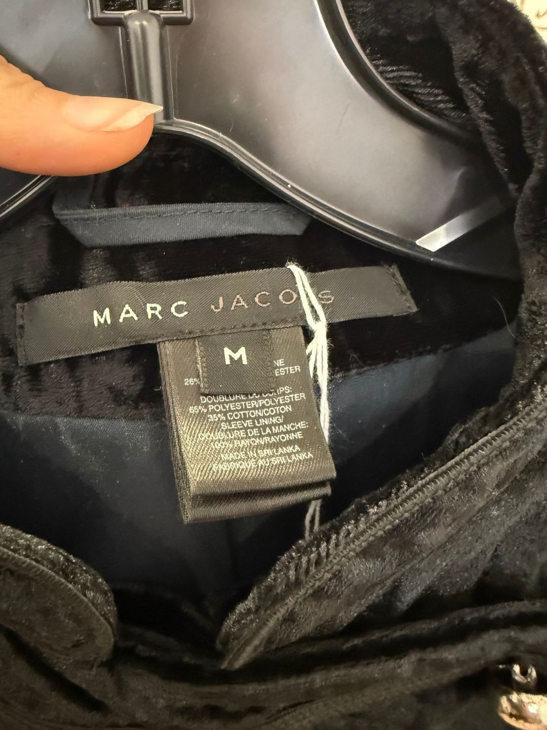 Velvet military coat