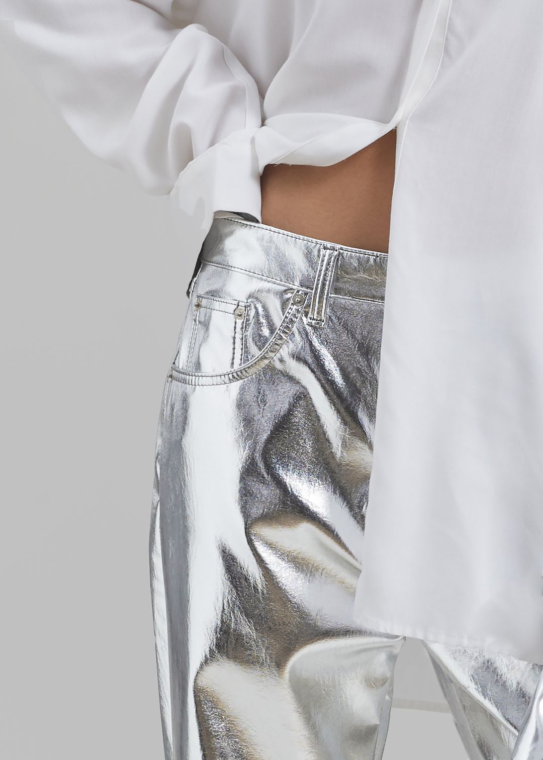 Jesse Aluminium Pants - Silver #5