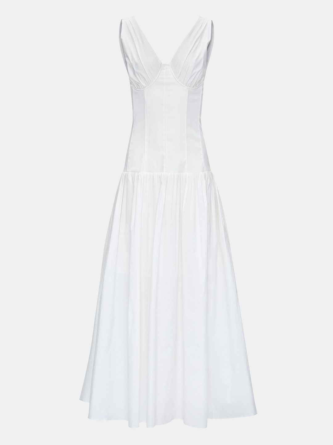 Tio Corset Maxi Dress, White #6